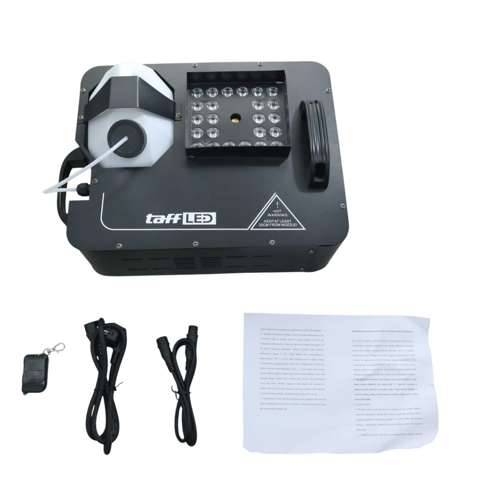Gambar produk TaffLED Sistem Fogger Panggung Stage DMX512 1500W with RGB 24 LED - DF-FIY - 8
