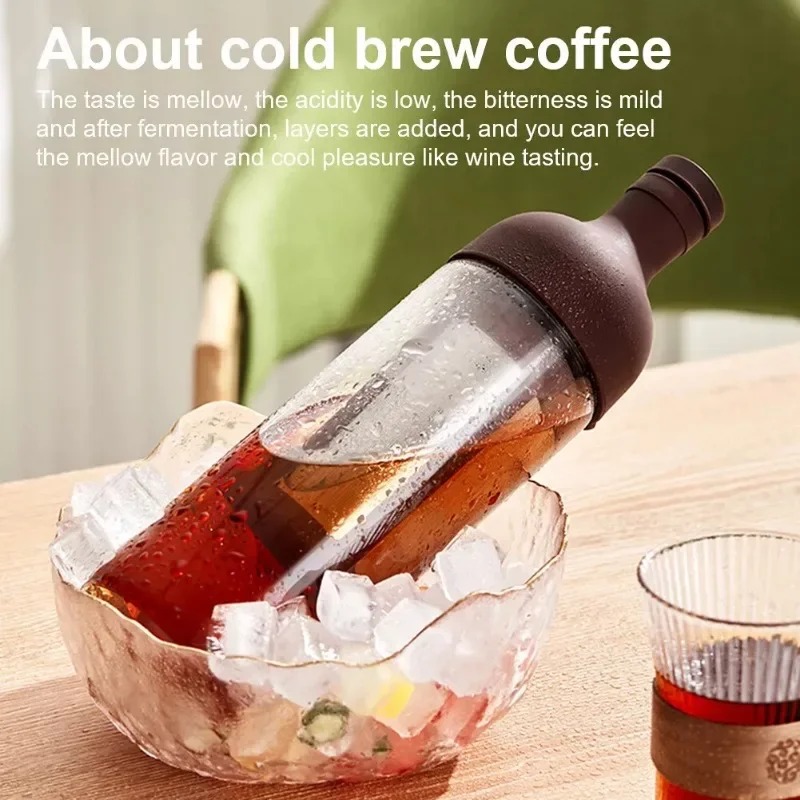 Gambar produk COBRIE Botol Cold Brew Coffee Maker Filter Borosilicate Glass 1L - OD-20 - 5