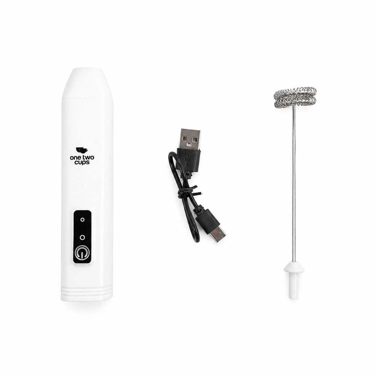 Gambar produk One Two Cups Hand Mixer Mini Pengocok Telur Kopi Milk Frother 500mAh - HMP01 - 8