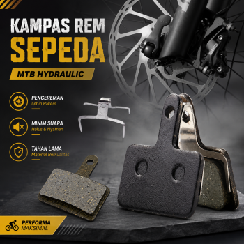 Gambar produk BAOYIFA Kampas Rem Sepeda MTB Gunung Hydraulic Brake Pads - M446
