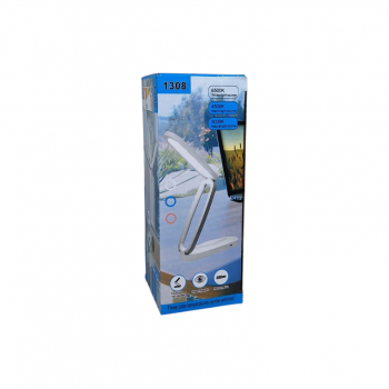 Gambar produk TaffLED Lampu Meja Belajar Rechargeable Foldable 3 Color 8W - 1308 - Kemasan