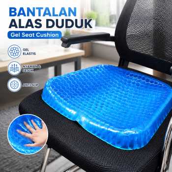 Gambar produk Patchz Bantalan Alas Duduk Pad Gel Seat Cushion Non Slip Ultra Elastic - SC-015