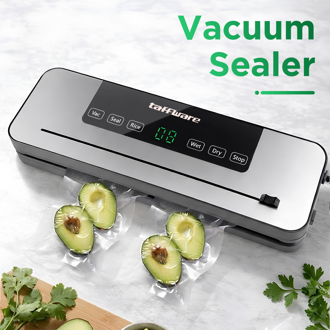 Gambar produk Taffware Alat Vakum Makanan Vacuum Sealer Wet and Dry Machine 65 kPa - 98366 - Utama
