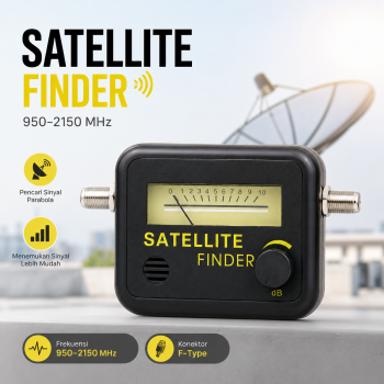 TenTi Satellite Finder Pencari Sinyal Parabola Satfinder 950-2150 MHz - GSF-9501