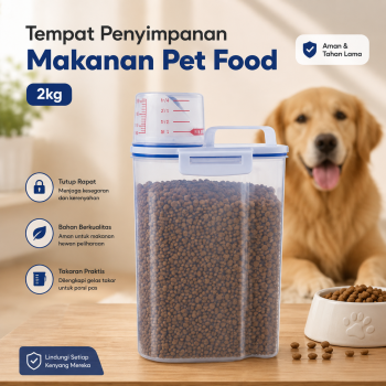 DOGO Tempat Penyimpanan Makanan Anjing Kucing Pet Food Storage - DG002
