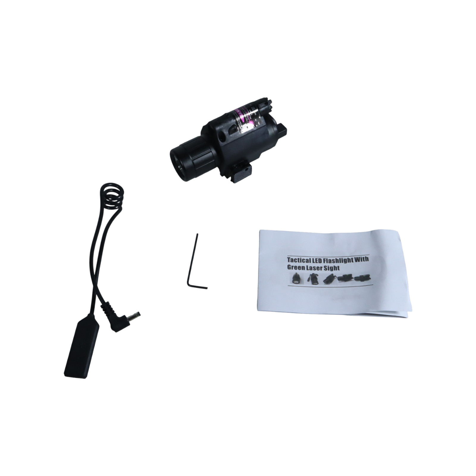 Gambar produk TaffLED Senter LED Laser Tactical Flashlight Rail Mount 200 Lumens - JGSD - 8