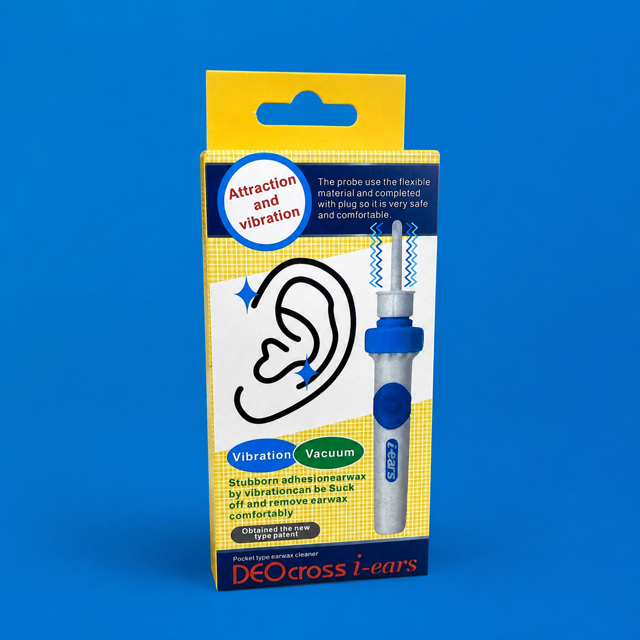 Gambar produk TaffOmicron IEARS Pembersih Telinga Elektrik Suction Vibration - 842-1 - Kemasan