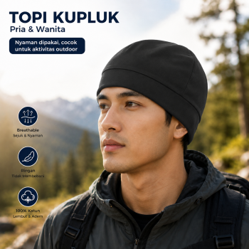 EINSKEY Topi Kupluk Pria Wanita Katun Breathable Beanie Hat Outdoor - EC002