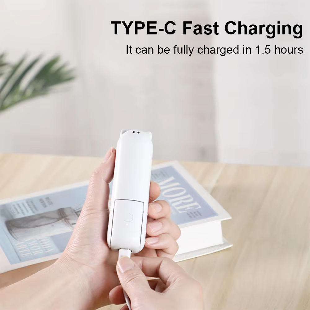 Gambar produk ZUZUO Kipas Angin Portable Genggam 3 Speed Mini Fan Folding 2000mAh - RY-2023 - 4