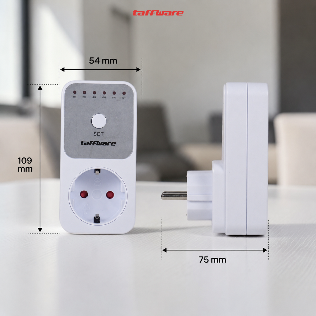 Gambar produk Taffware Stop Kontak Timer Switch Digital 6 Program EU Plug 16A 230V - W03 - 7