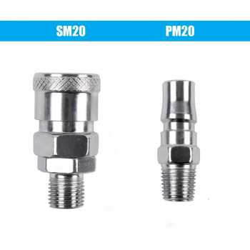 Gambar produk Ge Air Filter Regulator Pneumatic Kompresor G1/4 Konektor SM PM20 - AFC-2000 - 6