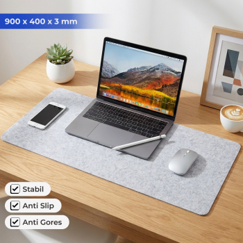 Kimsnot Mouse Pad XL Anti Slip Felt Office Desk Mat 900x400x3mm - KIM94