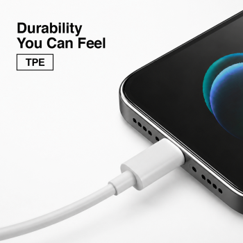 Gambar produk Kabel Charger Lightning to USB Type C Fast Charging 2.22A 1M - V12 - 2