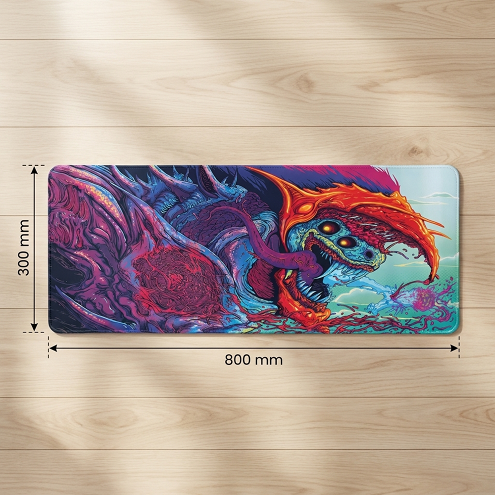 Gambar produk Mouse Pad Gaming XL Desk Mat Purple Monster - MP005 - 8