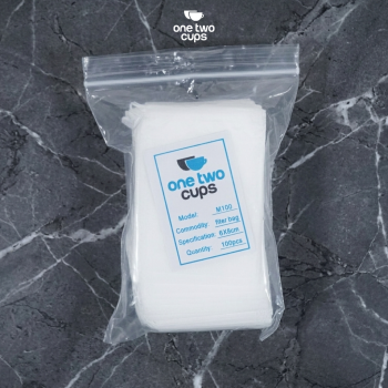 Gambar produk One Two Cups Kantong Teh Celup Kain Saringan Tea Bag Disposable 100PCS 6x8cm - M100 - Kemasan