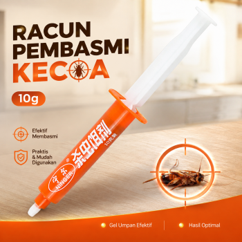 NINGER Gel Racun Pembasmi Kecoa Roach Bait Insecticide Control 10g - JYZ12