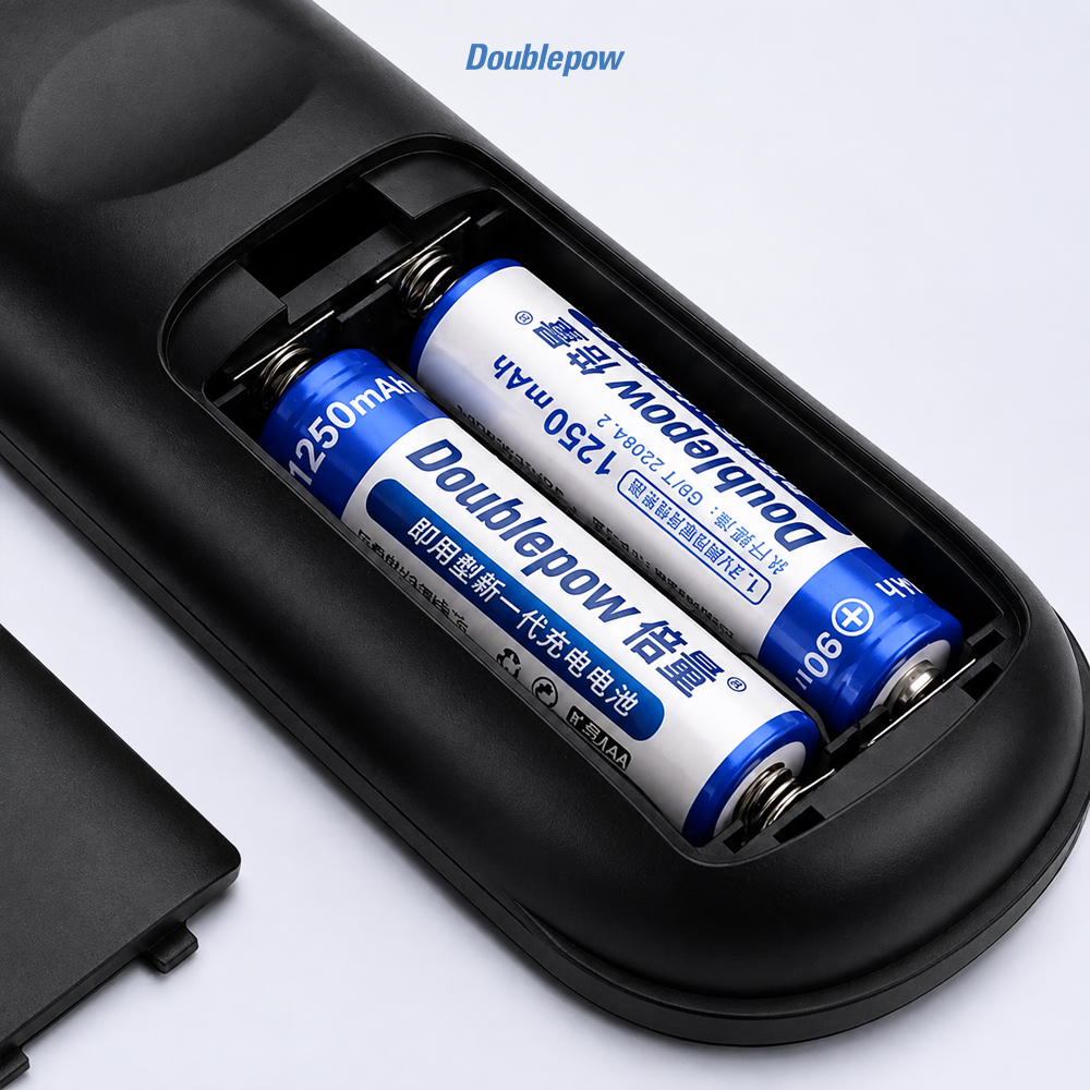 Gambar produk Doublepow Baterai Isi Ulang AAA Ni-MH Button Top 1250mAh 1.2V 2 PCS - 6