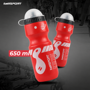 TaffSPORT Discovery Botol Minum Sepeda Olahraga HDPE Dust Cover 650ml - 3026
