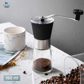 Gambar produk One Two Cups Alat Penggiling Kopi Manual Coffee Grinder 160ml - CF012