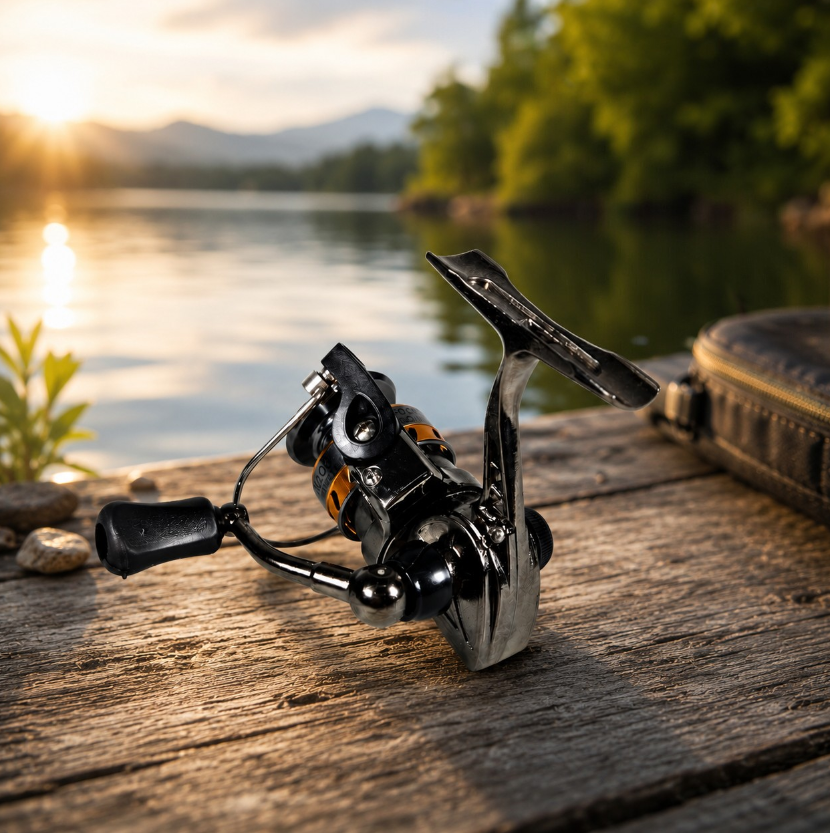Gambar produk TaffSPORT Reel Pancing Mini Spinning Fishing Reel 4.3:1 100 - MN100 - 1