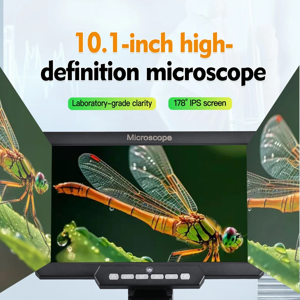 Gambar produk Easyo Mikroskop Digital 12MP 2000X dengan Monitor and Aluminium Stand - G2000 - 1