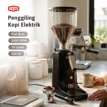 Trieste Penggiling Kopi Elektrik Coffee Grinder 19 Level 750g - CG-020