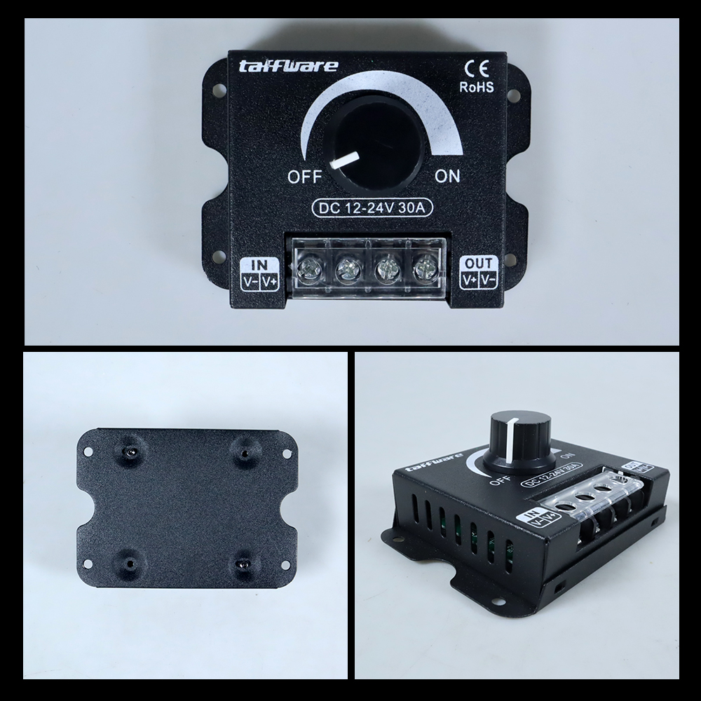 Gambar produk Taffware Dimmer Lampu LED One Color Brightness Controller 12-24V 30A - AEL30A - 2