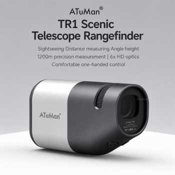 ATuMan Duka Teropong Monokular Telescope Laser Golf Range Finder - TR1