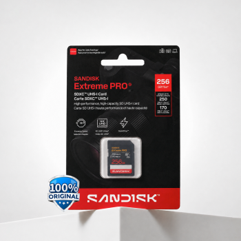 SanDisk Extreme PRO SDXC/HC UHS-I Card U3 V30 4K UHD 250MB/s - SDSDXXJ