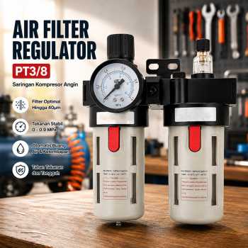 ATO Air Filter Regulator Pneumatic Saringan Kompresor Angin PT3/8 - BFC-3000