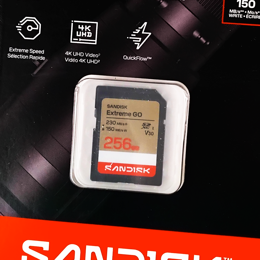 Gambar produk SanDisk Extreme GO SDXC/HC UHS-I Card U3 V30 4K UHD 230MB/s 256GB - SDSDXGN - 1