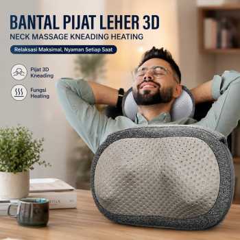 Gambar produk LF Lefan Health Bantal Pijat Leher 3D Neck Massage Kneading Heating - LF-YK006