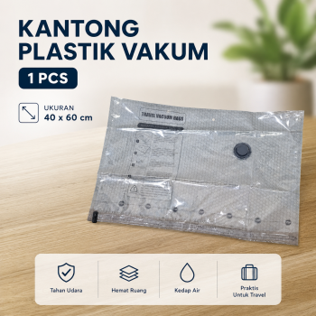 TaffPACK Kantong Plastik Vakum Pakaian Vacuum Compression Bag 1 PCS - YK-100