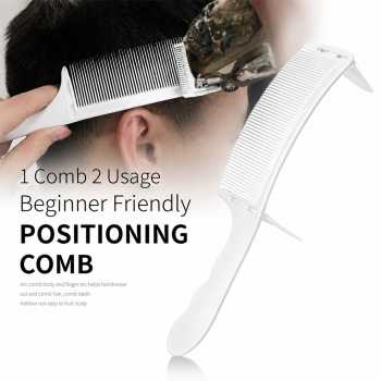 Fulai Sisir Barber Positioning Comb Flat Top Curved Haircut 3 Size - HC003