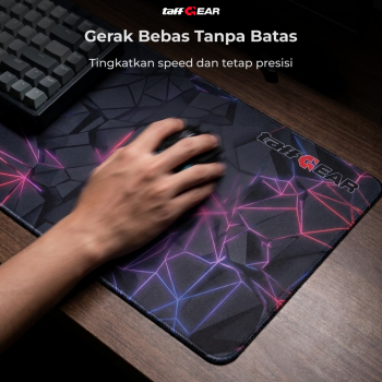 Gambar produk TaffGEAR Gaming Mouse Pad Desk Mat Anti Slip Colorful Polygonal 900x400x2mm - LM-980 - 1