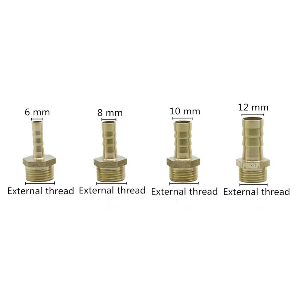 MAX Hose Nepel Selang Drat Luar Kuningan Pagoda Brass G1/4 2 PCS 6mm - DN20 Gambar produk MAX Hose Nepel Selang Drat Luar Kuningan Pagoda Brass G1/4 2 PCS 6mm - DN20 - 4