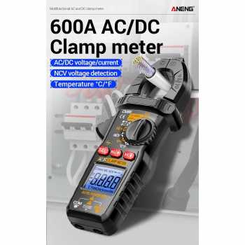 ANENG Digital Multimeter Tang Ampere Voltage NCV Tester Clamp 600A - CM86