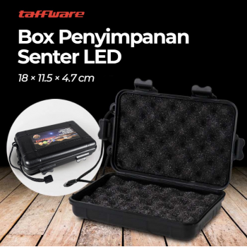 Gambar produk Taffware Kotak Penyimpanan Plastik Senter LED Box 18x11.5x4.7cm - FN10