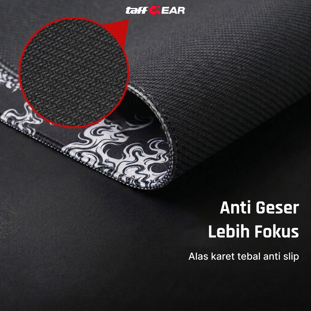 Gambar produk TaffGEAR Mouse Pad Gaming Japanese Dragon Desk Mat 900x400x3mm - M34 - 2
