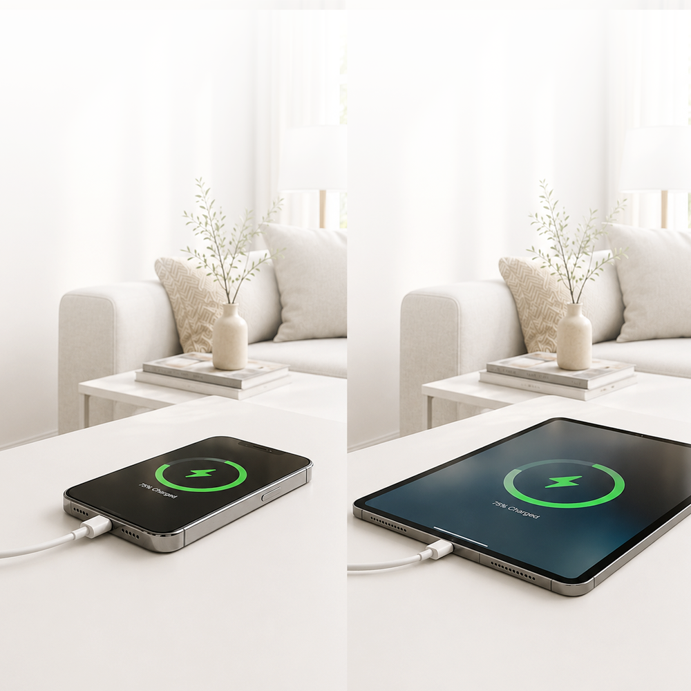 Gambar produk Kabel Charger Lightning to USB Type C Fast Charging 2.22A 1M - V12 - 4