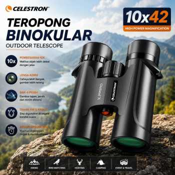 Gambar produk CELESTRON Teropong Binocular Telescope Outdoor 10x42 - 71347