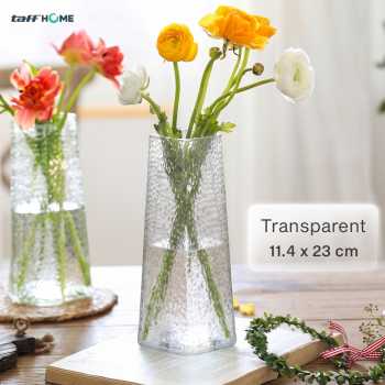 TaffHOME Vas Bunga Dekorasi Interior Ruang Tamu Model Triangle - QT-03