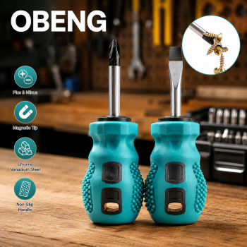 POZIDRI Obeng Plus Minus Magnetic Flat Philips Screwdriver 2 PCS - SR-100