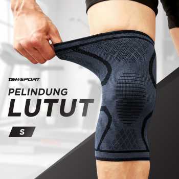 TaffSPORT Deker Pelindung Lutut Support Brace Kneepad Gym Fitnes 2 PCS - A-7718