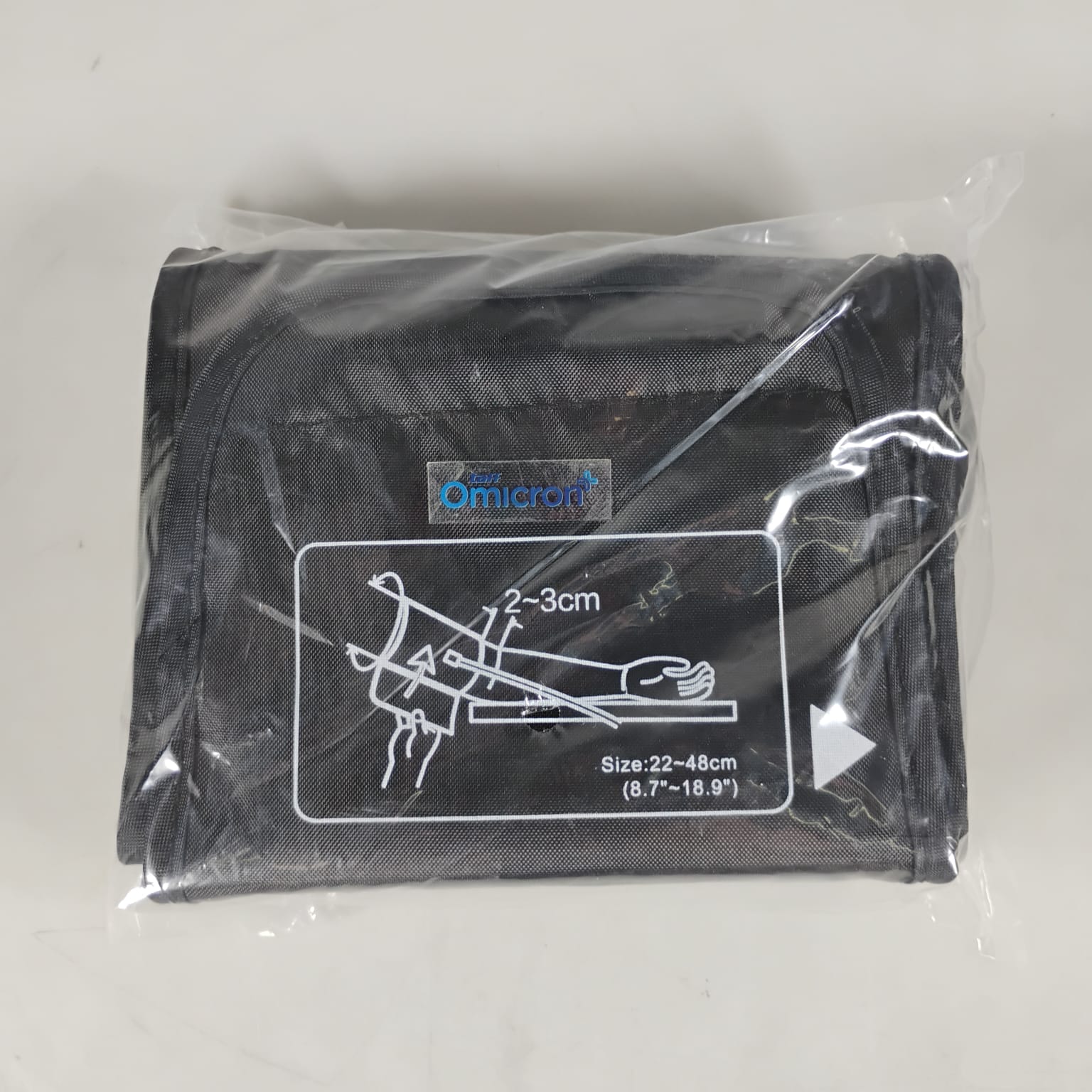Gambar produk TaffOmicron Manset Tensimeter Dewasa Universal Arm Cuff Replacement 22-48cm - B02 - Kemasan