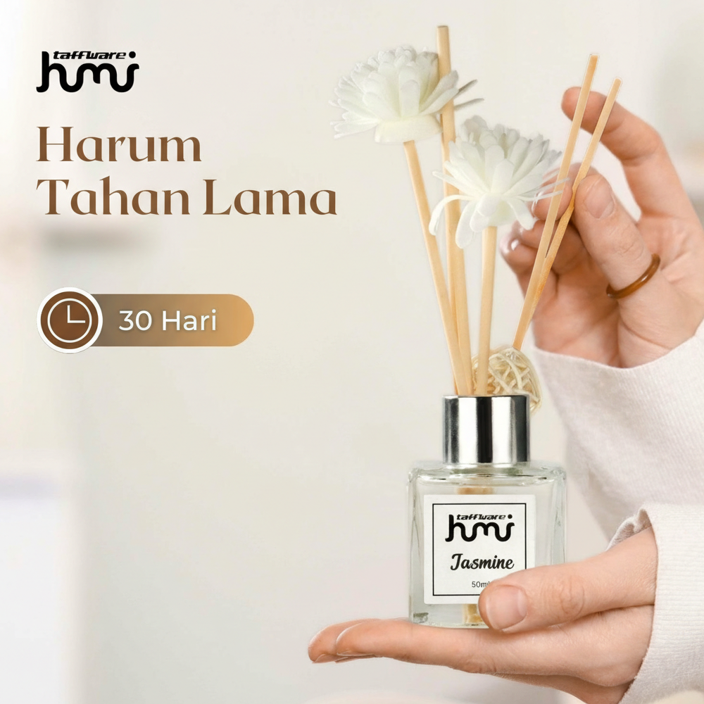 Gambar produk Taffware HUMI Pengharum Ruangan Reed Diffuser 50ml Jasmine - DF-100 - 2