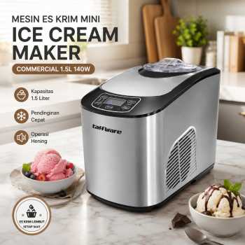 Taffware Mesin Es Krim Mini Ice Cream Maker Commercial 1.5L 140W - ICM-16A