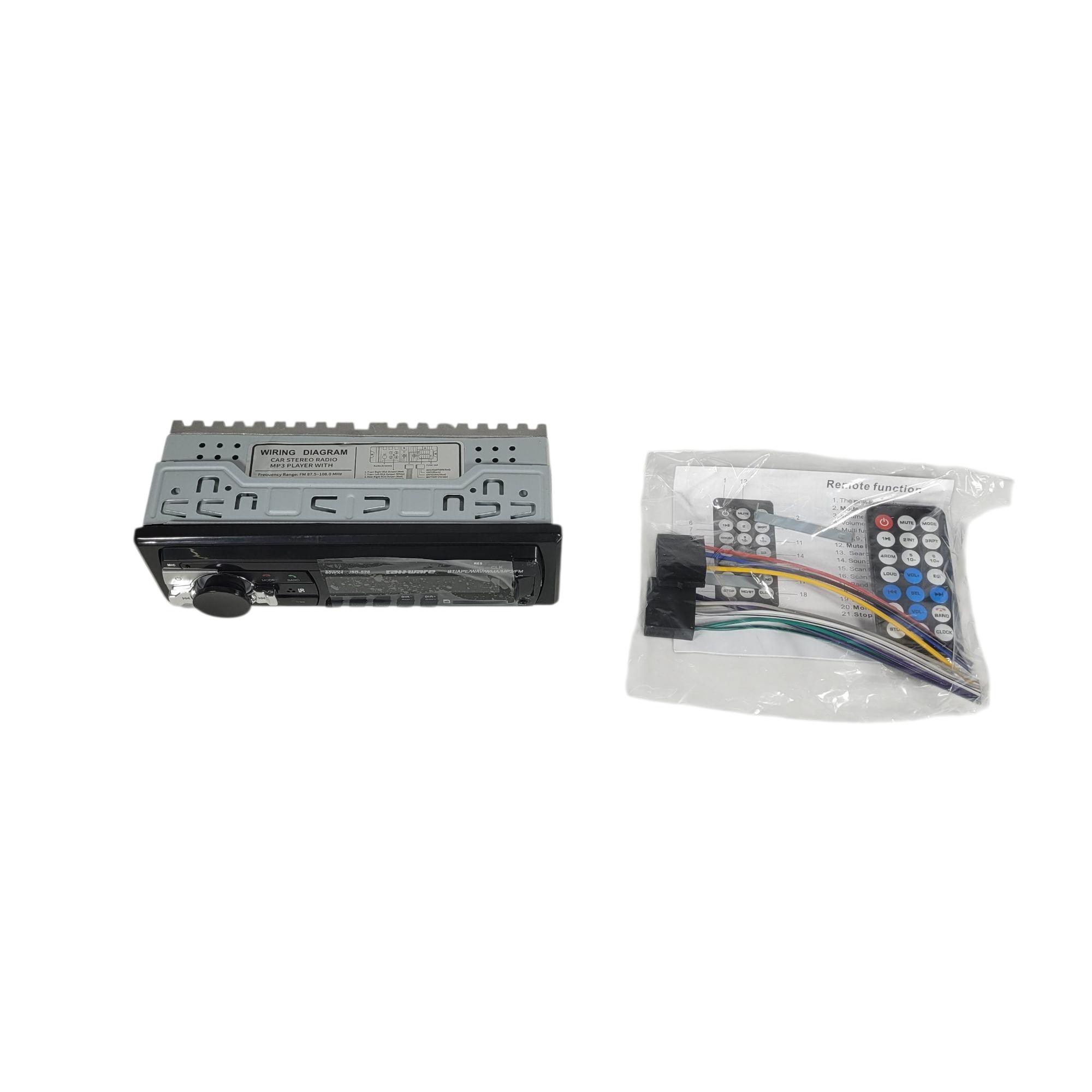 Gambar produk Taffware Tape Mobil Audio Multifungsi Bluetooth MP3 FM Radio ISO 1 DIN - JSD-520 - 8