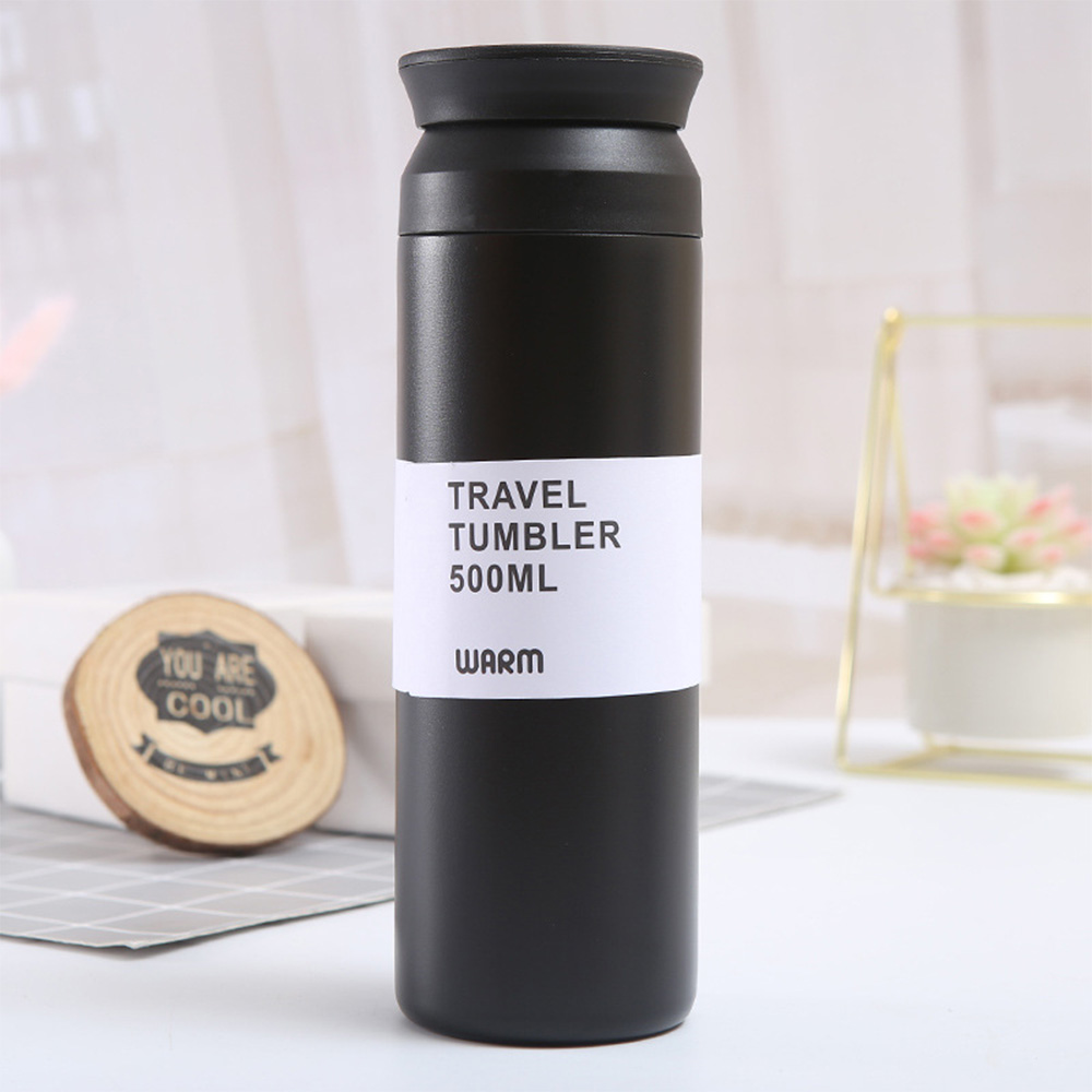Botol Minum Tumbler Air Panas Dingin BPA Free Stainless Steel 500ml - HS-6983 Gambar produk Botol Minum Tumbler Air Panas Dingin BPA Free Stainless Steel 500ml - HS-6983 - 2