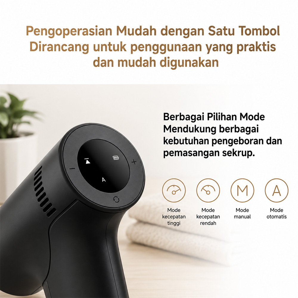 Gambar produk Mijia Bor Listrik Brushless Cordless 2 50 Nm 1700 RPM 14.4V 1900mAh - MJWSDZ002QW - 4